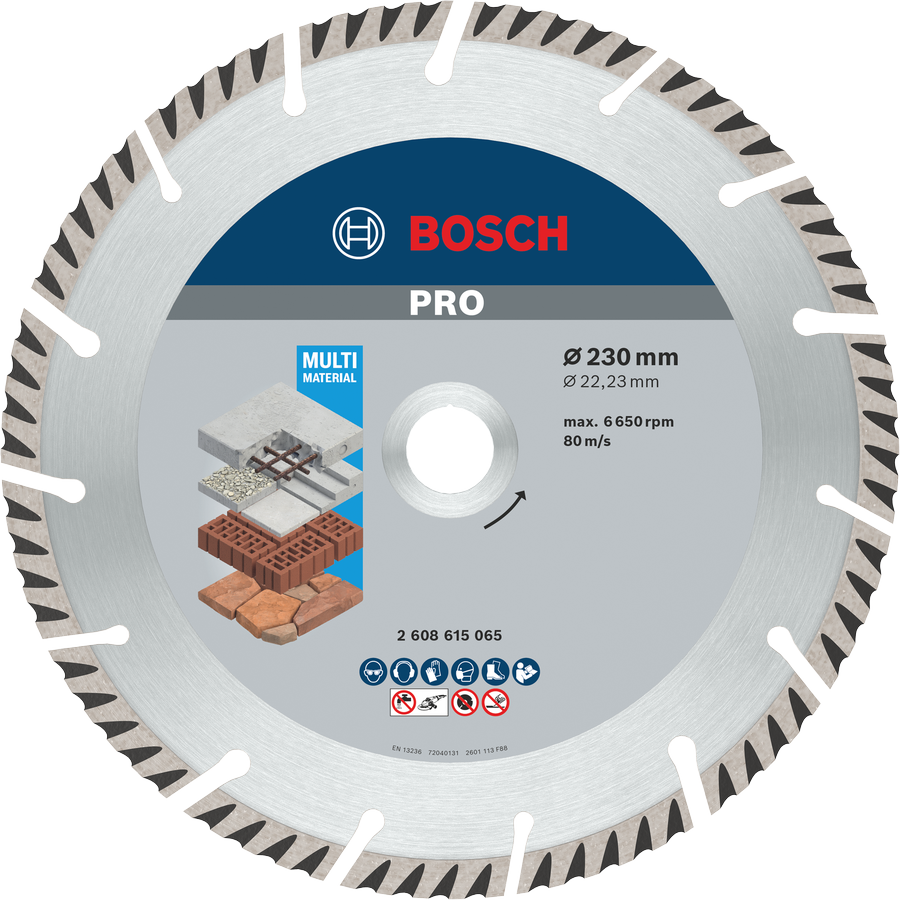 BOSCH 230 mm Universal Beton-Yapı Malzemeleri için Elmas Testere