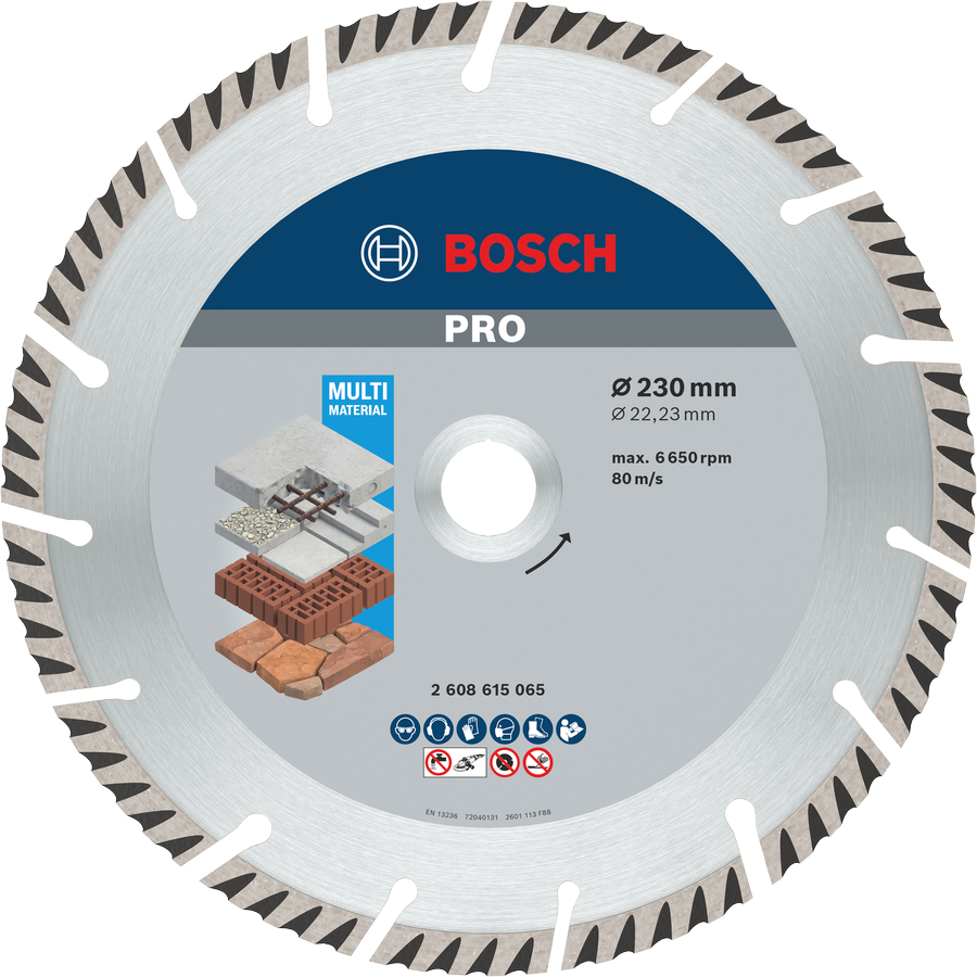 BOSCH 230 mm Universal Beton-Yapı Malzemeleri için Elmas Testere