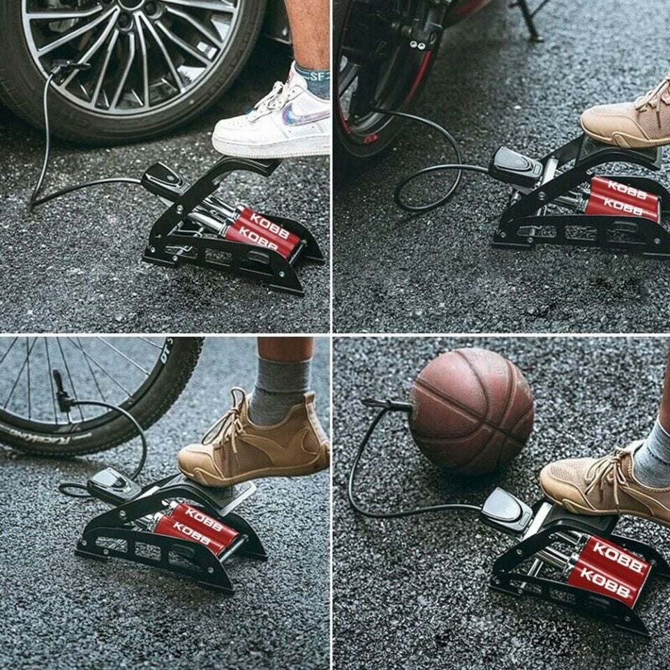 KOBB KB5402D Çift Pistonlu Dijital Göstergeli Ayak Pompası