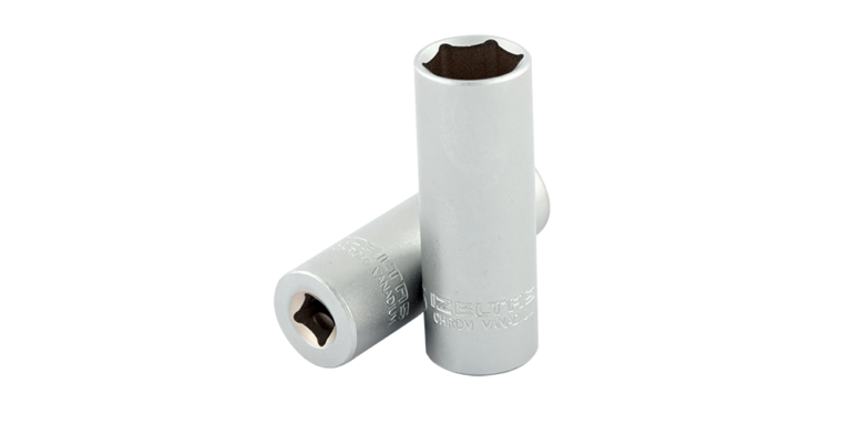 İZELTAŞ 1/4'' Kare Soket Kısa - Uzun Altıköşe Lokma Anahtar (Ölçü Seçiniz)