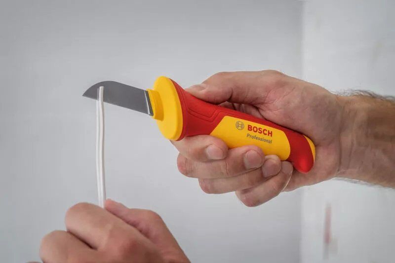 BOSCH VDE 1000 Volt İzoleli Kablo Sıyırıcı Bıçak (1600A02NF5)