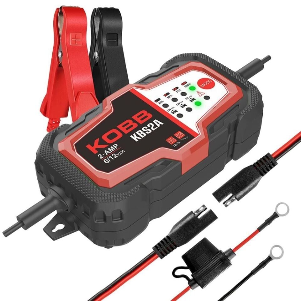 KOBB KBS2A 6V/12V 60 AH Akıllı Akü Şarj / Akü Bakım / Desülfatör
