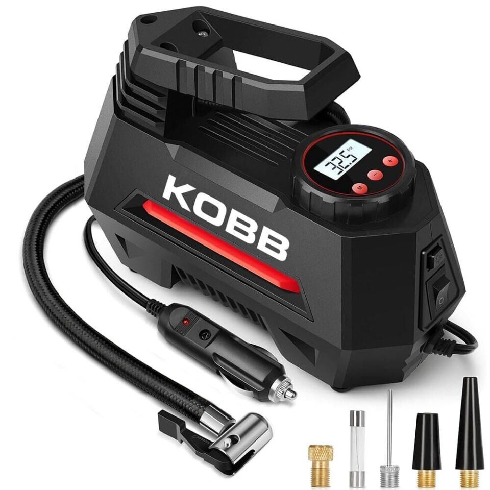 KOBB KB180 Dijital Göstergeli Hava Pompası 12 Volt 150 Psi