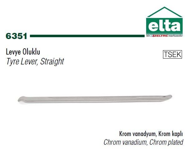 ELTA Oluklu Krom Levye 600 mm (6351260600)