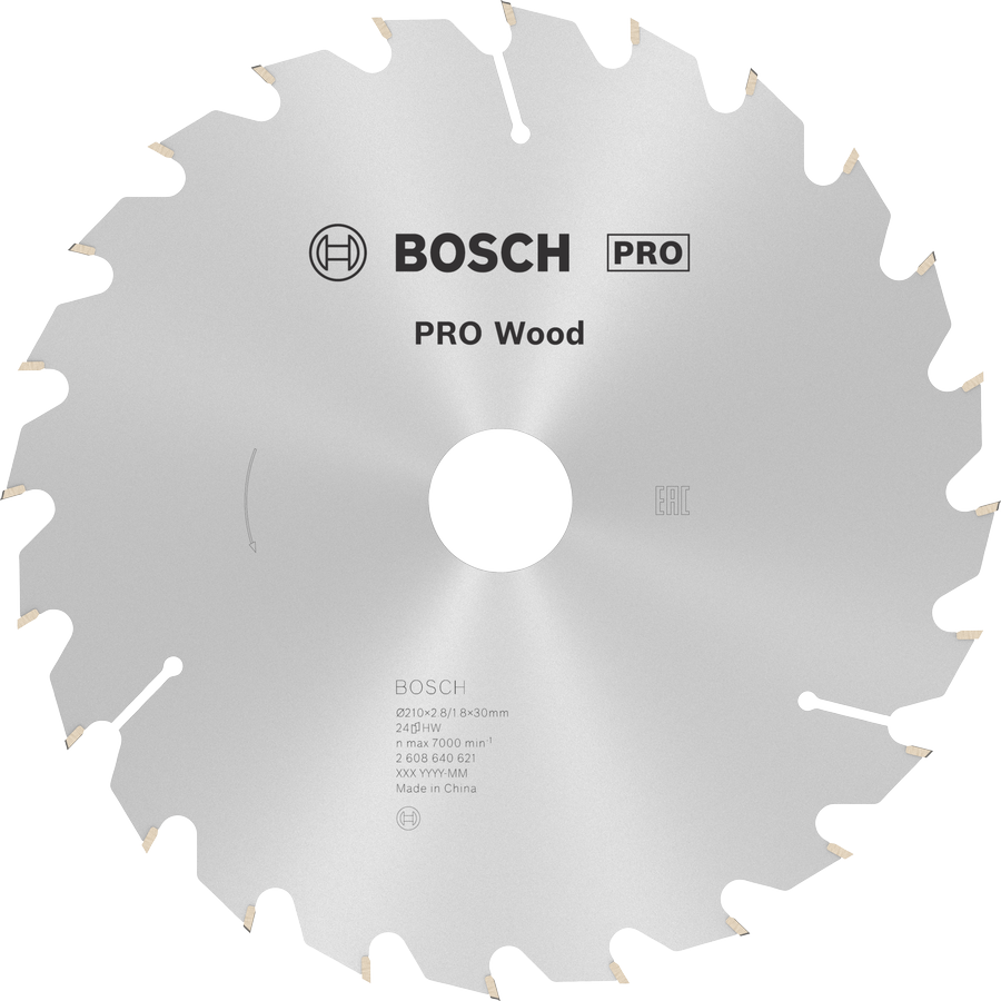 BOSCH Optiline Wood 210 mm 24 Diş Ahşap Daire Testere Bıçağı