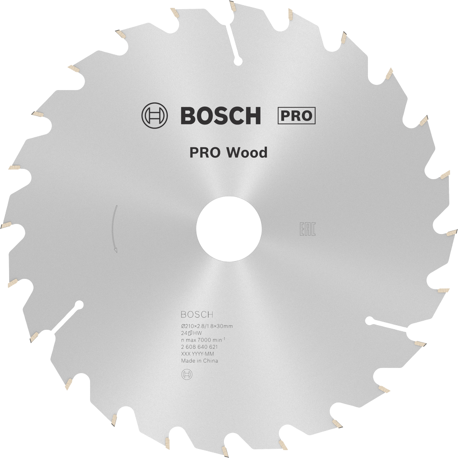 BOSCH Optiline Wood 210 mm 24 Diş Ahşap Daire Testere Bıçağı