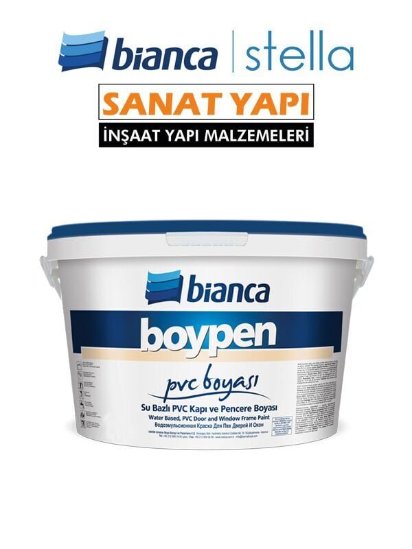 Bianca Boypen PVC Boyası (Beyaz) 2,5Lt