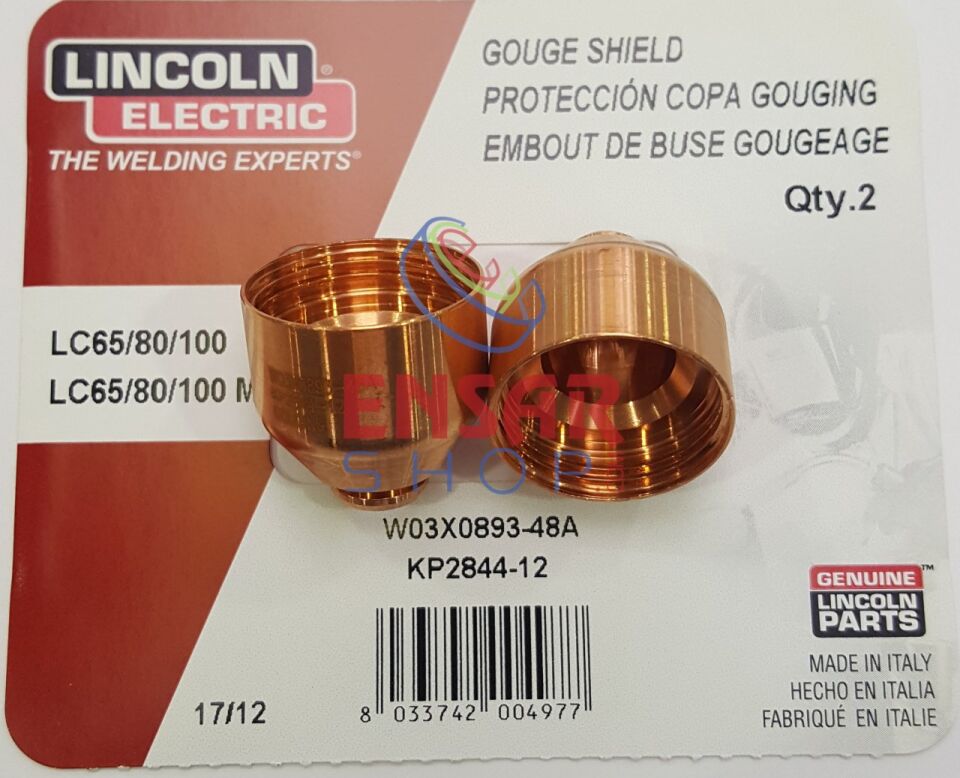 LINCOLN W3X893-48A Shield Cup Gouging Large Oluk Açma (KP 2844-12)