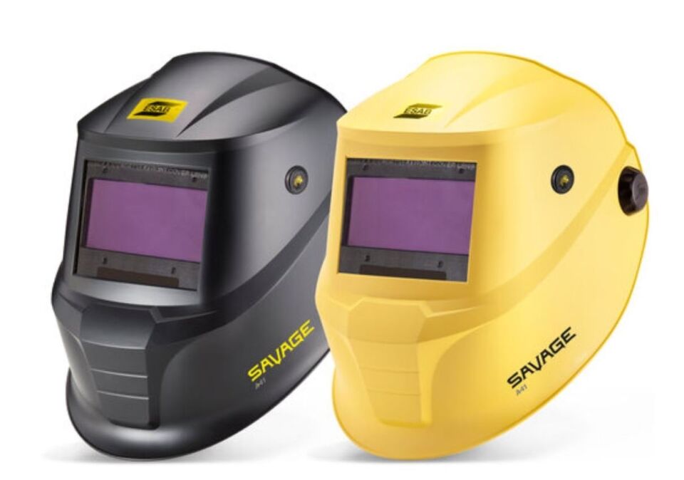 ESAB SAVAGE A41 Colormatik Kaynak Baş Maskesi Sarı