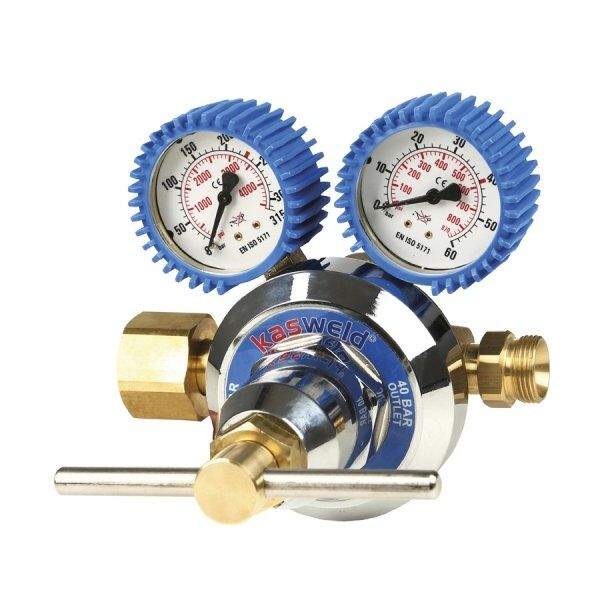 KASWELD 8103 Argon Yüksek Debili Basınç Düşürücü Regülatör 40 Bar