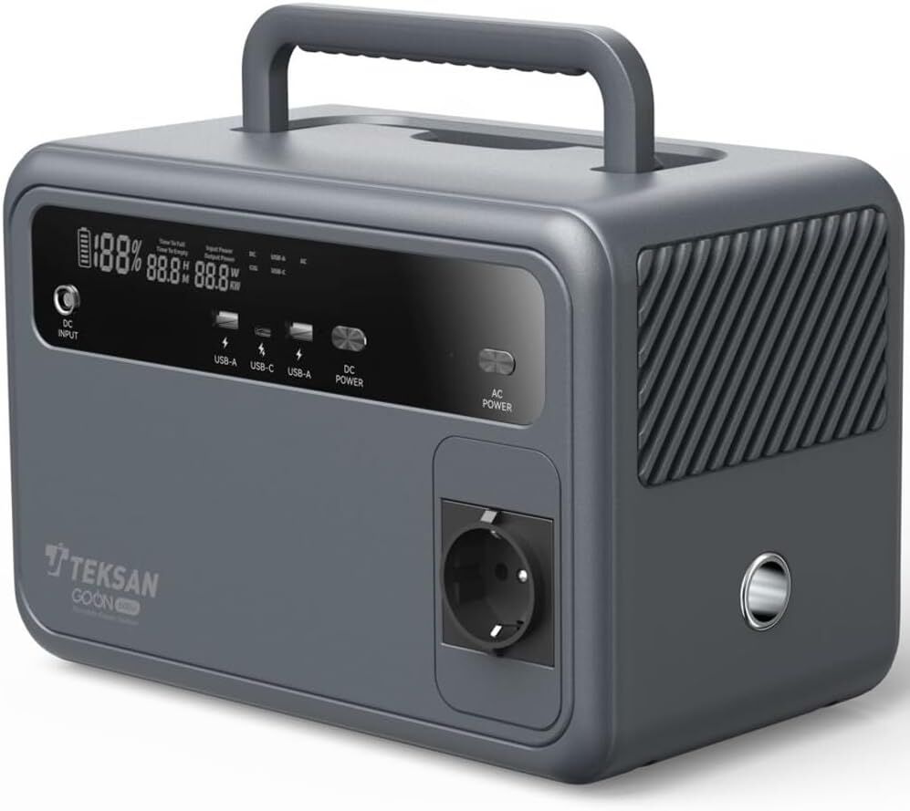 TEKSAN GOON Portatif Taşınabilir Güç Kaynağı 600 Watt
