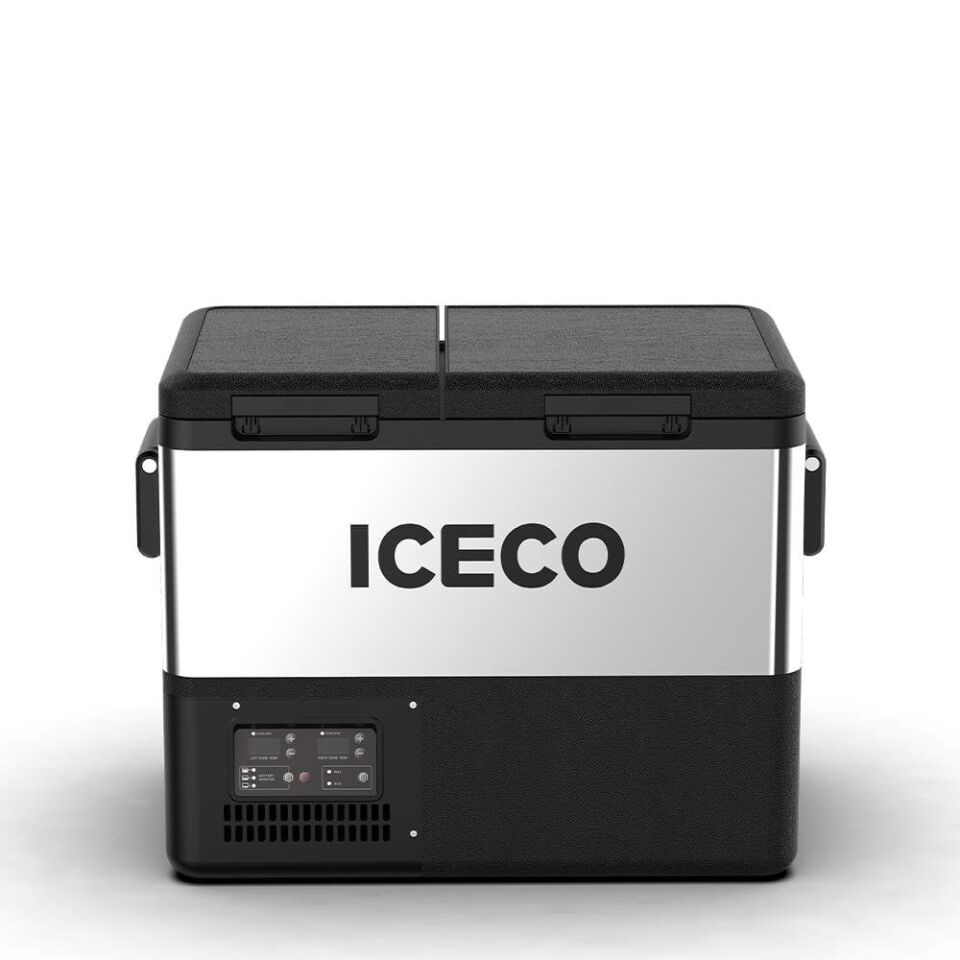 ICECO TCD55 Kompresörlü Çift Bölmeli Araç Buzdolabı 55 Litre 12/24 Volt