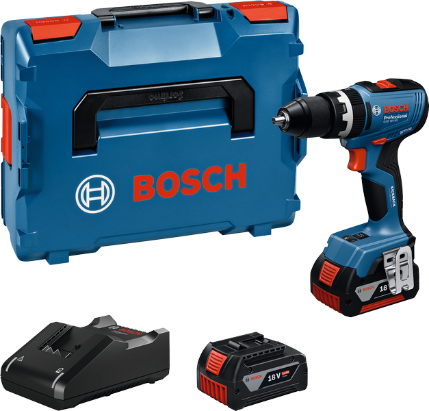 BOSCH GSR 18V-65 Şarjlı Matkap 18 Volt 5 Amper Çift Akülü